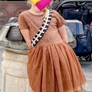 Taylor Joelle Chewbacca Brown Kids Dress
